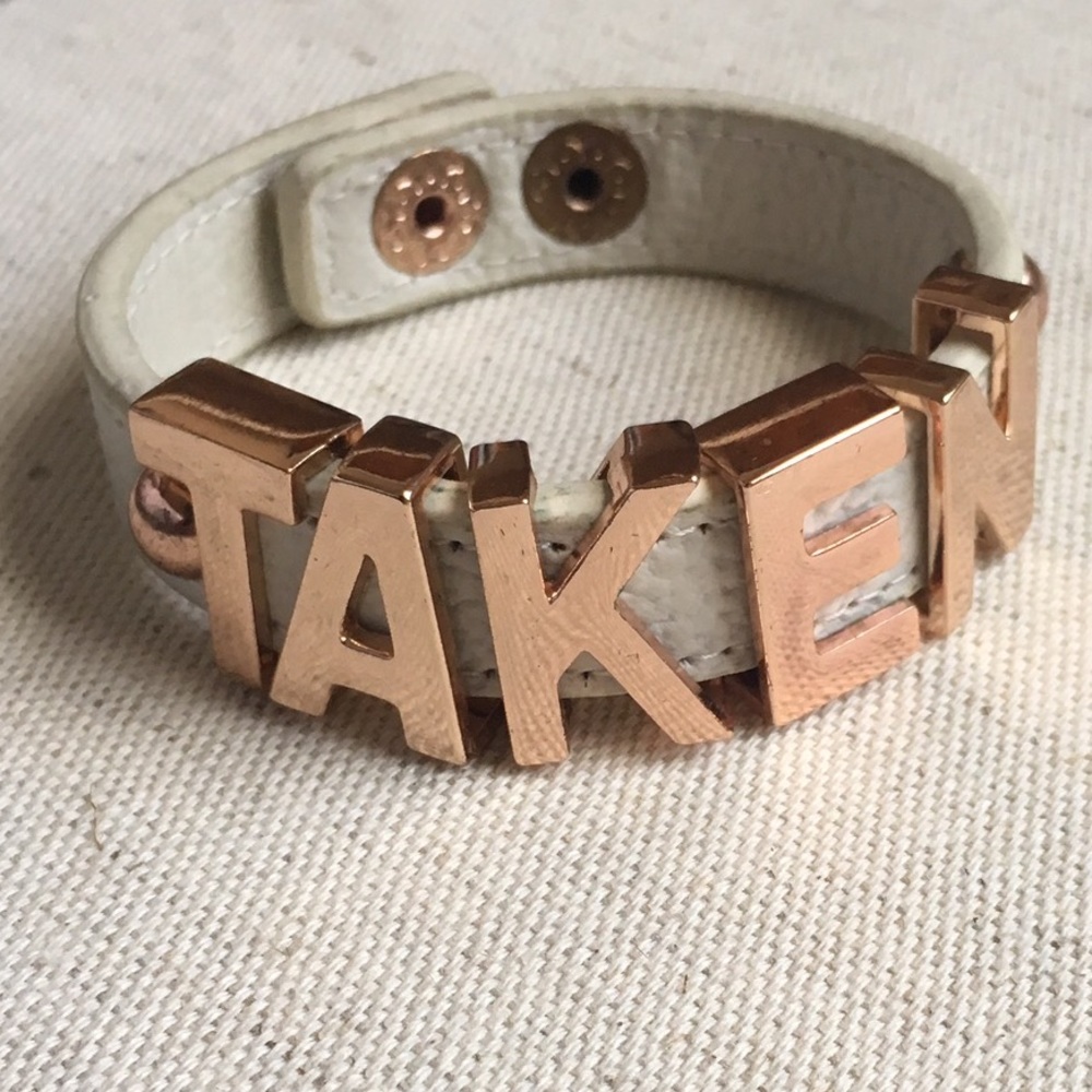 BCBGeneration "Taken" Affirmation Bracelet